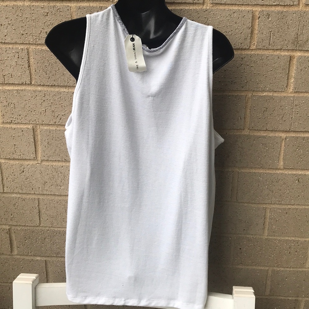 Rag & bone white oasis tank top Sz M ❗️sold❗️ - Picture 5 of 5